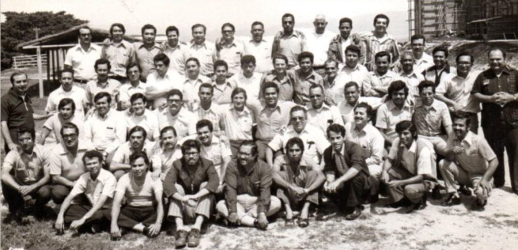 Cursillo de Cristiandad # 37 de varones de la Arquidiócesis de Tegucigalpa, del 4 al 7 de julio de 1974