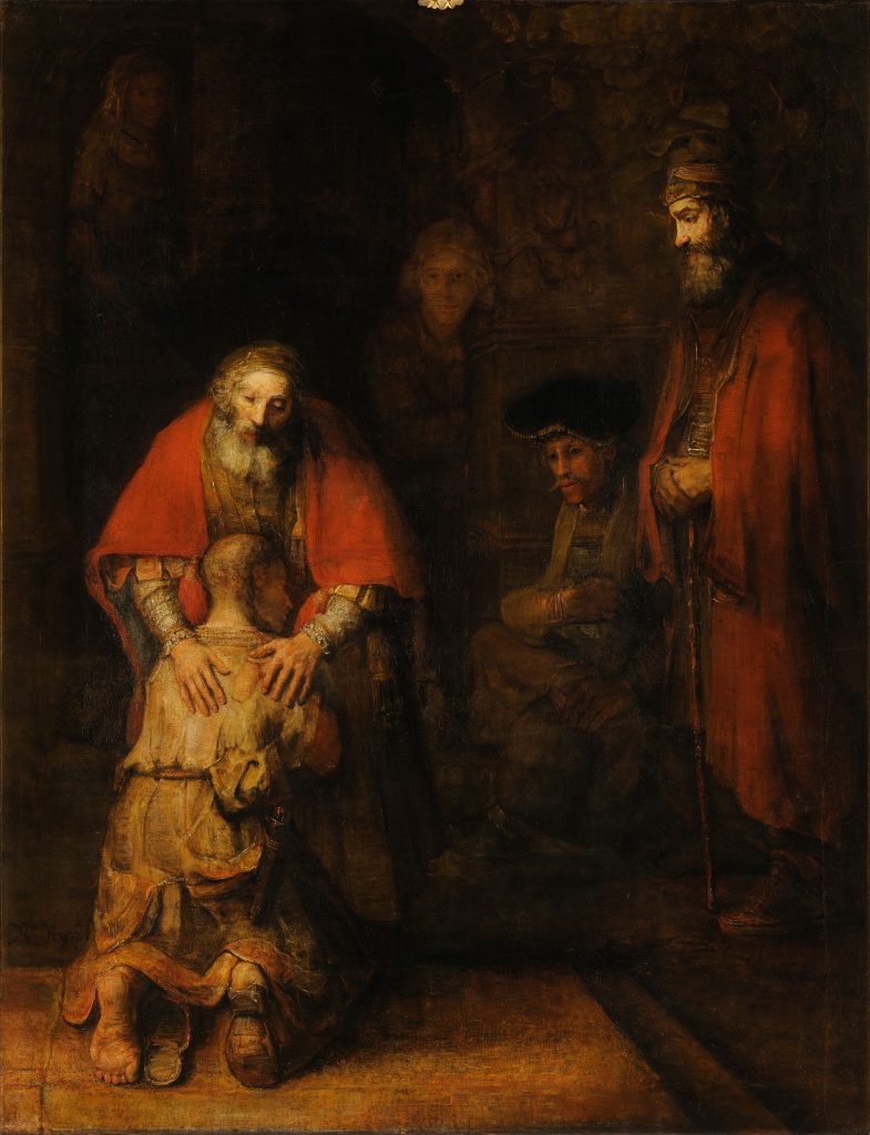 El regreso del hijo pródigo, Rembrandt (1662)